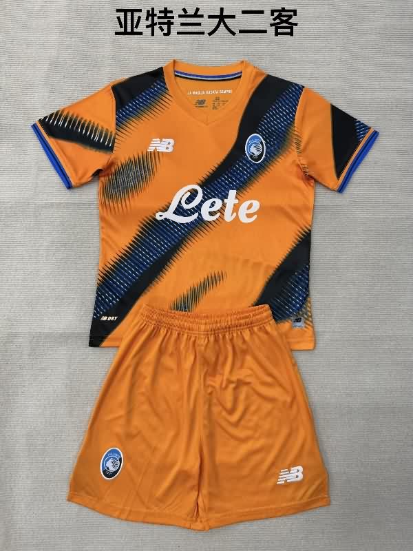 Atalanta BC 25/26 Kids Third Soccer Jersey And Shorts