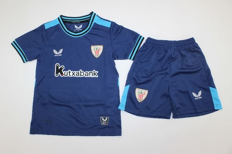 Athletic Bilbao 25/26 Kids Away Soccer Jersey And Shorts