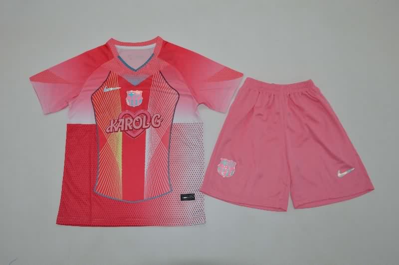 Barcelona 25/26 Kids Special Soccer Jersey And Shorts 11