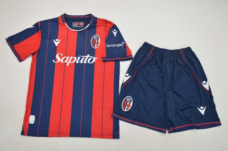 Bologna 25/26 Kids Home Soccer Jersey And Shorts