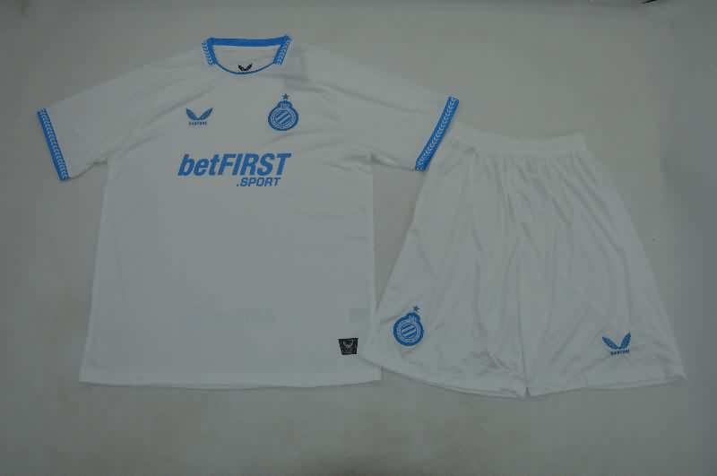 Brugge 25/26 Kids Away Soccer Jersey And Shorts