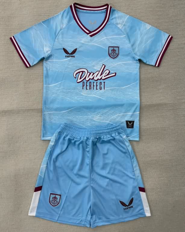 Burnley 25/26 Kids Away Soccer Jersey And Shorts Burnley 25/26 Kids Away Soccer Jersey And Shorts