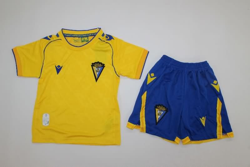 Cadiz 25/26 Kids Home Soccer Jersey And Shorts