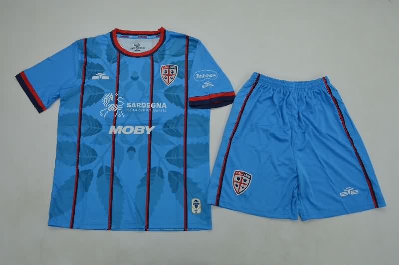Cagliari 25/26 Kids Third Soccer Jersey And Shorts