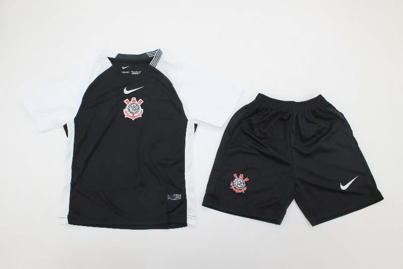 Corinthians 2025 Kids Away Soccer Jersey And Shorts