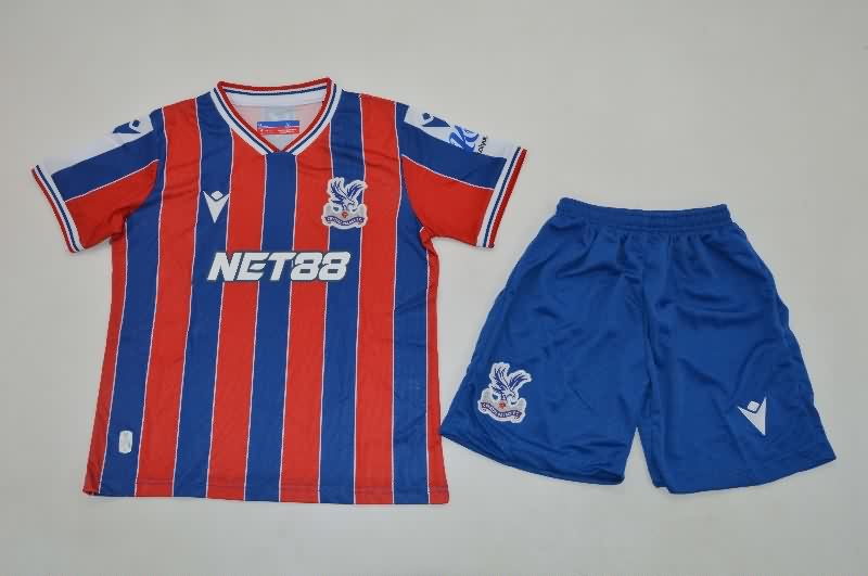 Crystal Palace 25/26 Kids Home Soccer Jersey And Shorts