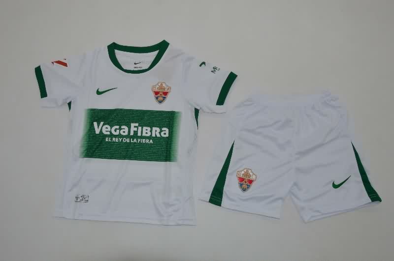 Elche 25/26 Kids Home Soccer Jersey And Shorts