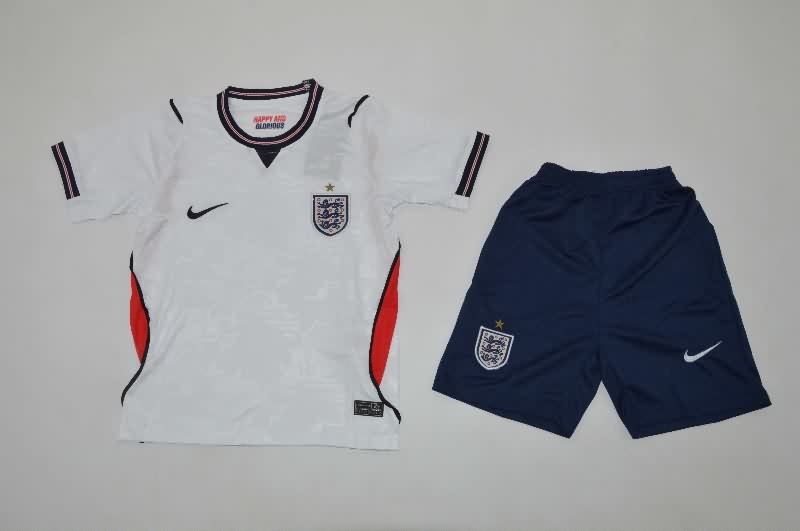 England 25/26 Kids Home Soccer Jersey And Shorts