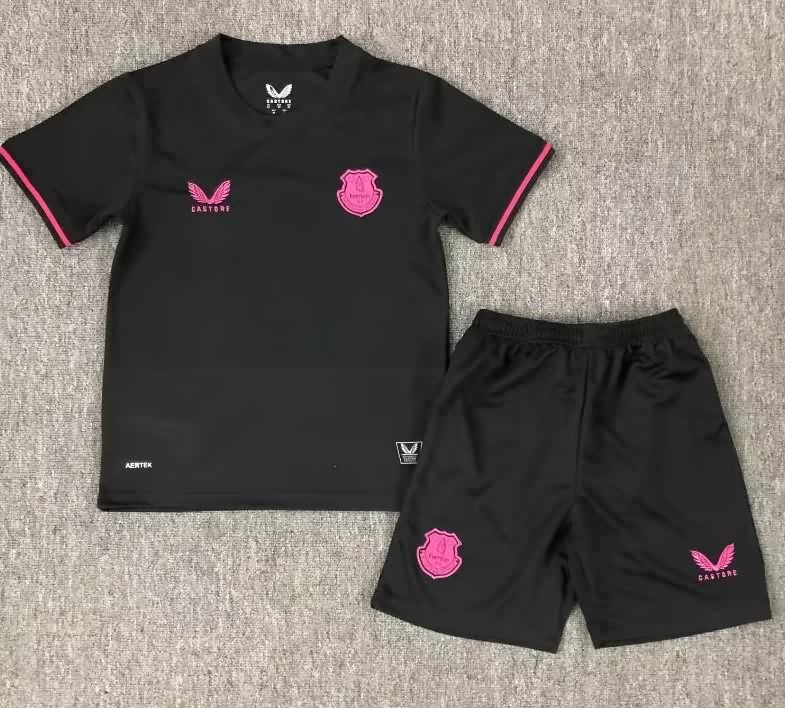 Everton 25/26 Kids Fourth Soccer Jersey And Shorts Everton 25/26 Kids Fourth Soccer Jersey And Shorts