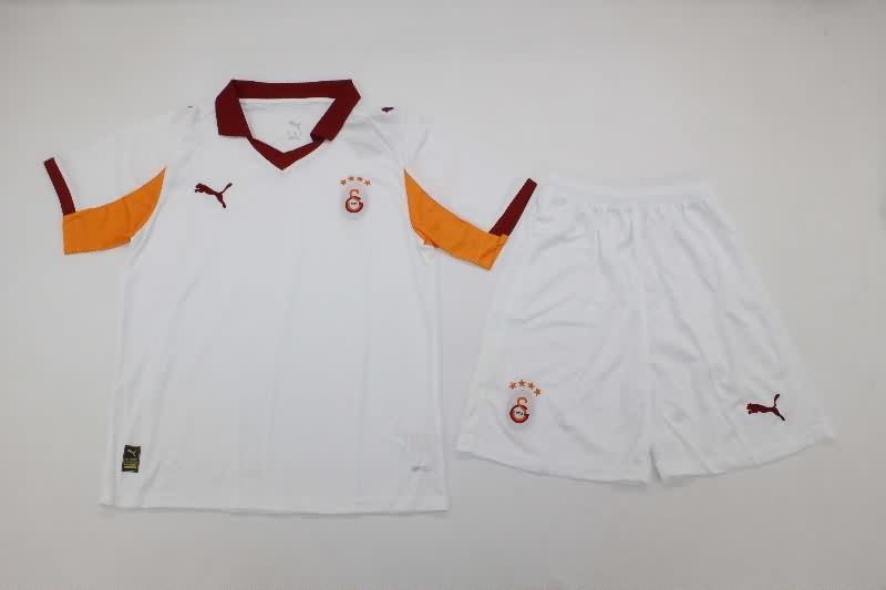 Galatasaray 25/26 Kids Away Soccer Jersey And Shorts