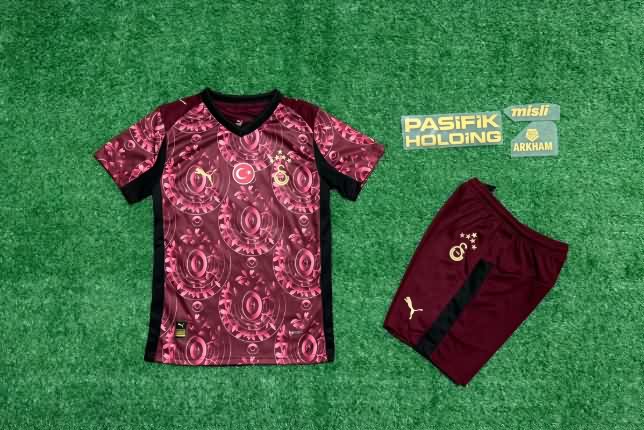 Galatasaray 25/26 Kids Third Soccer Jersey And Shorts
