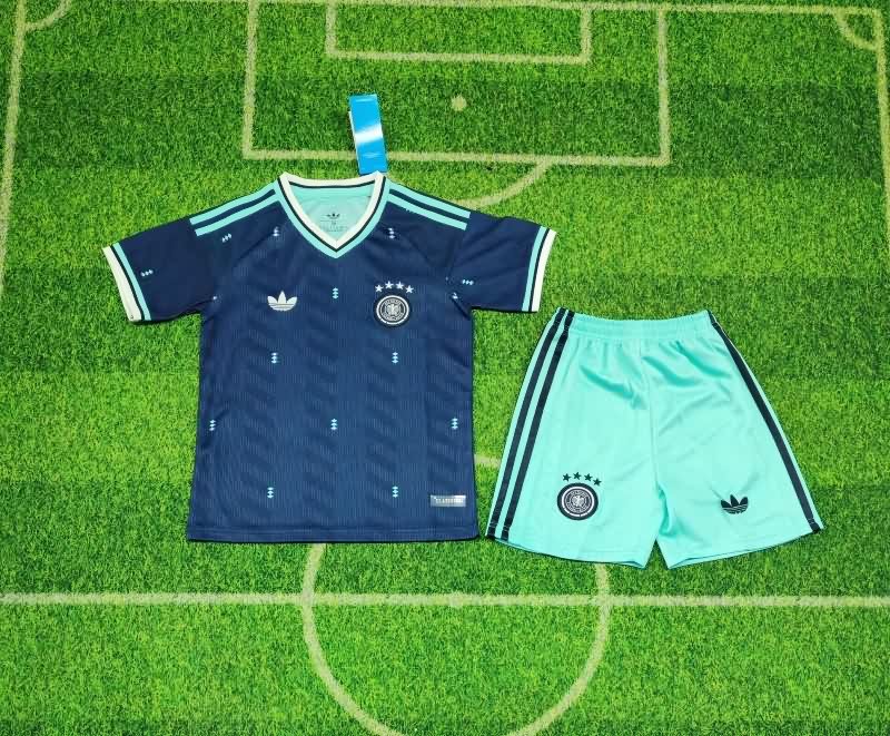 Germany 25/26 Kids Away Soccer Jersey And Shorts