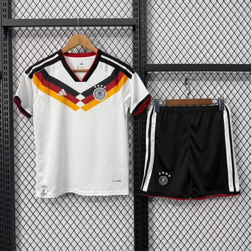 Germany 2025 Kids Home Soccer Jersey And Shorts
