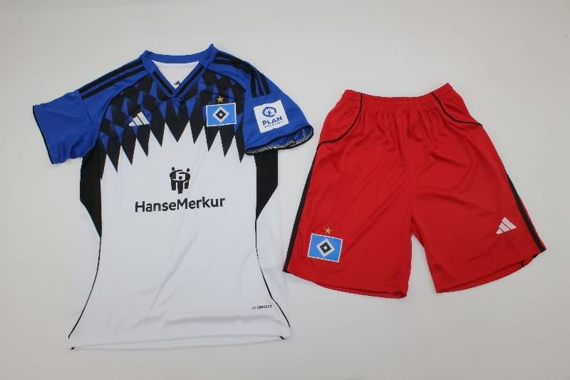 Hamburg 25/26 Kids Home Soccer Jersey And Shorts