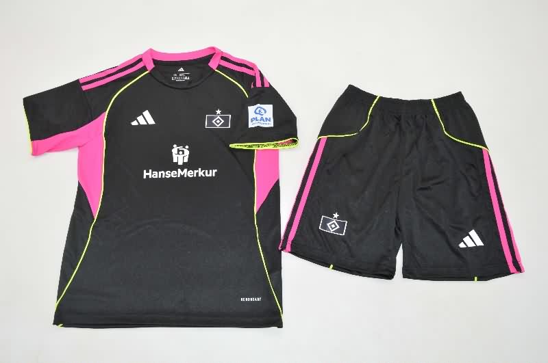 Hamburg 25/26 Kids Third Soccer Jersey And Shorts
