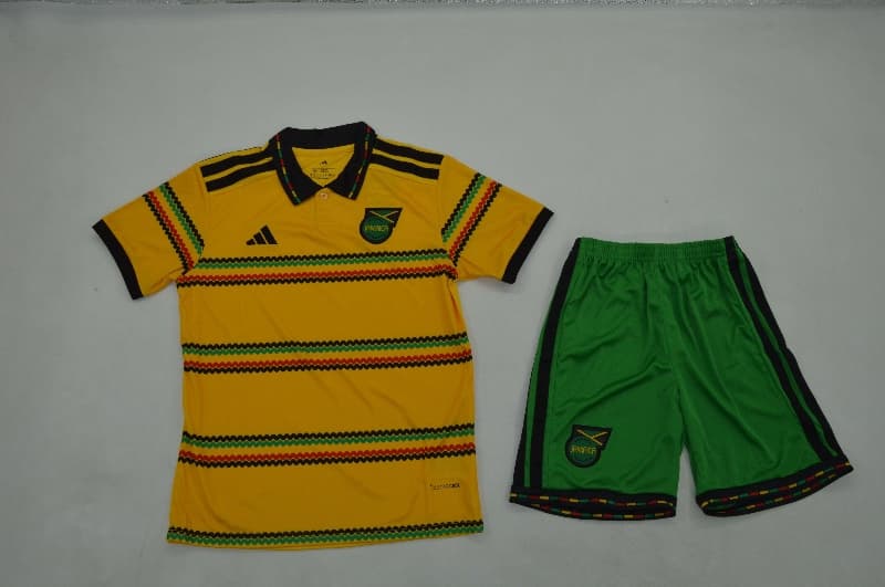 Jamaica 2026 Kids Home Soccer Jersey And Shorts