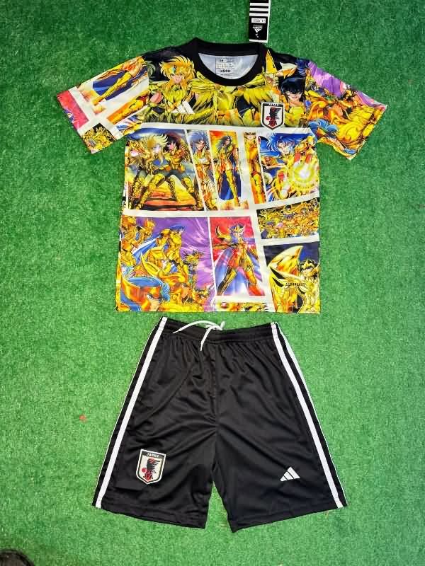 Japan 2025 Kids Special Soccer Jersey And Shorts 04