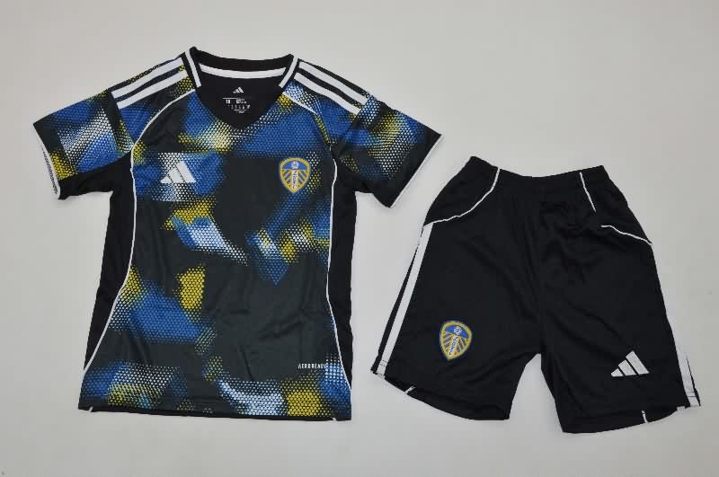 Leeds United 25/26 Kids Third Soccer Jersey And Shorts