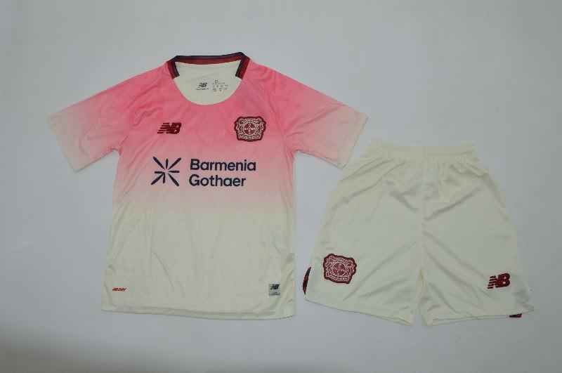 Leverkusen 25/26 Kids Away Soccer Jersey And Shorts