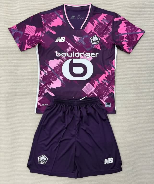 Lille 25/26 Kids Fourth Soccer Jersey And Shorts