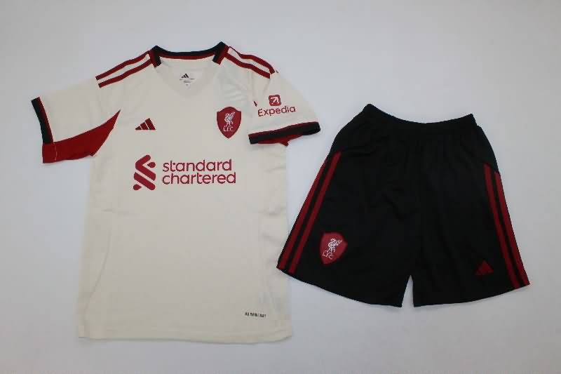 Liverpool 25/26 Kids Away Soccer Jersey And Shorts