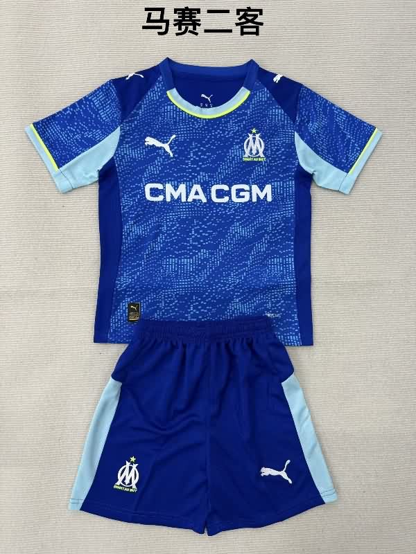 Marseilles 25/26 Kids Third Soccer Jersey And Shorts