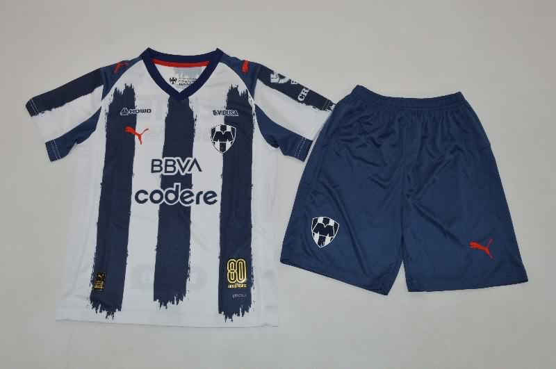 Monterrey 25/26 Kids Home Soccer Jersey And Shorts