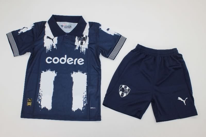 Monterrey 25/26 Club World Cup Kids Home Soccer Jersey And Shorts