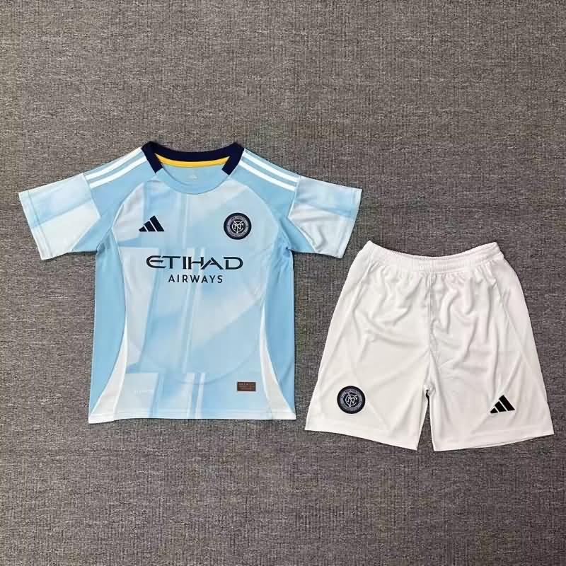 New York City 2025 Kids Home Soccer Jersey And Shorts