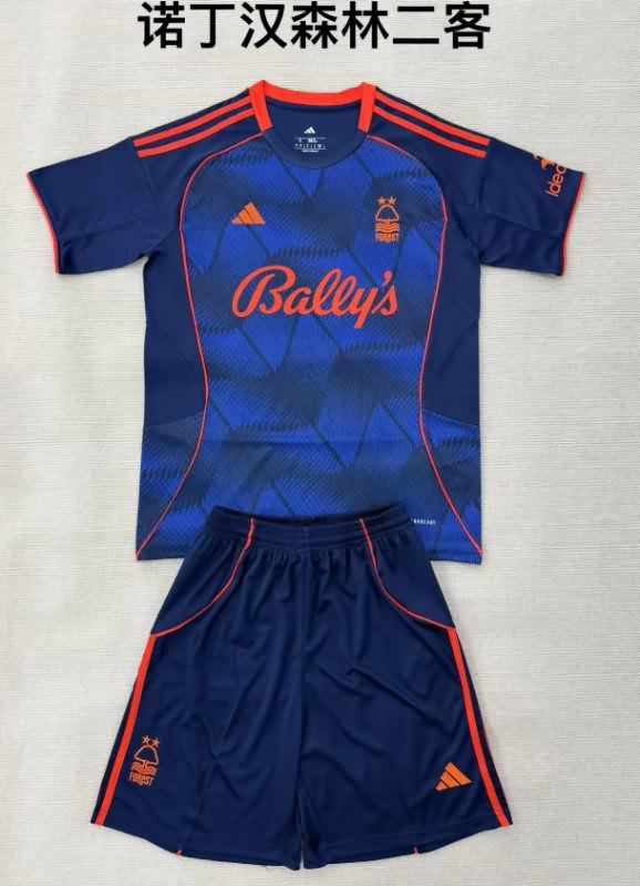 Nottingham Forest 25/26 Kids Third Soccer Jersey And Shorts