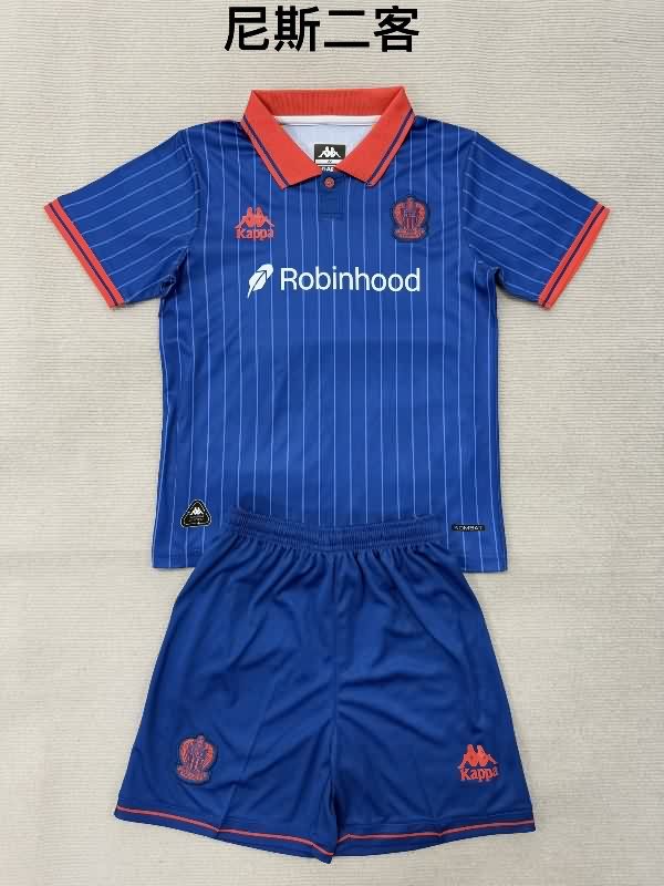 OGC Nice 25/26 Kids Third Soccer Jersey And Shorts OGC Nice 25/26 Kids Third Soccer Jersey And Shorts