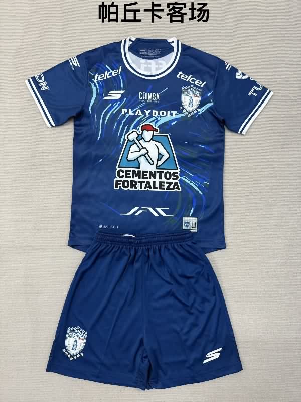 Pachuca 25/26 Kids Away Soccer Jersey And Shorts