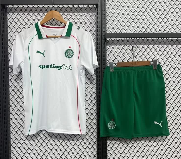 Palmeiras 2026 Kids Away Soccer Jersey And Shorts