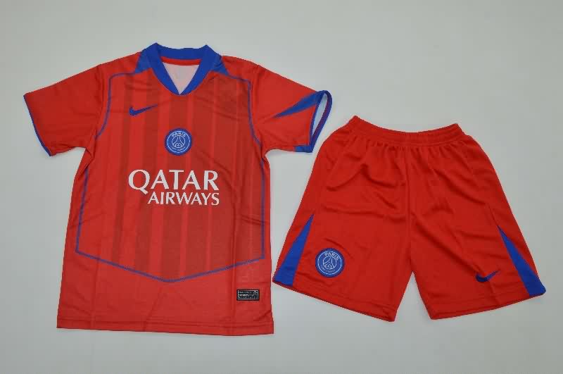 Paris St Germain 25/26 Kids Third Soccer Jersey And Shorts