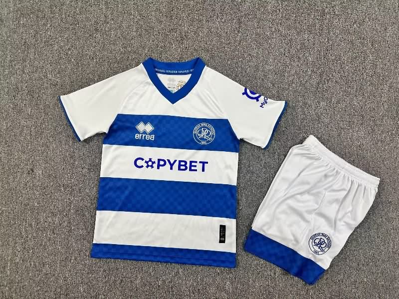 Queens Park Rangers 25/26 Kids Home Soccer Jersey And Shorts Queens Park Rangers 25/26 Kids Home Soccer Jersey And Shorts
