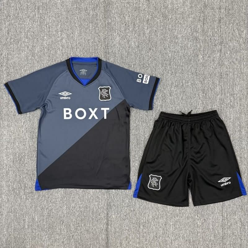 Rangers 25/26 Kids Third Soccer Jersey And Shorts
