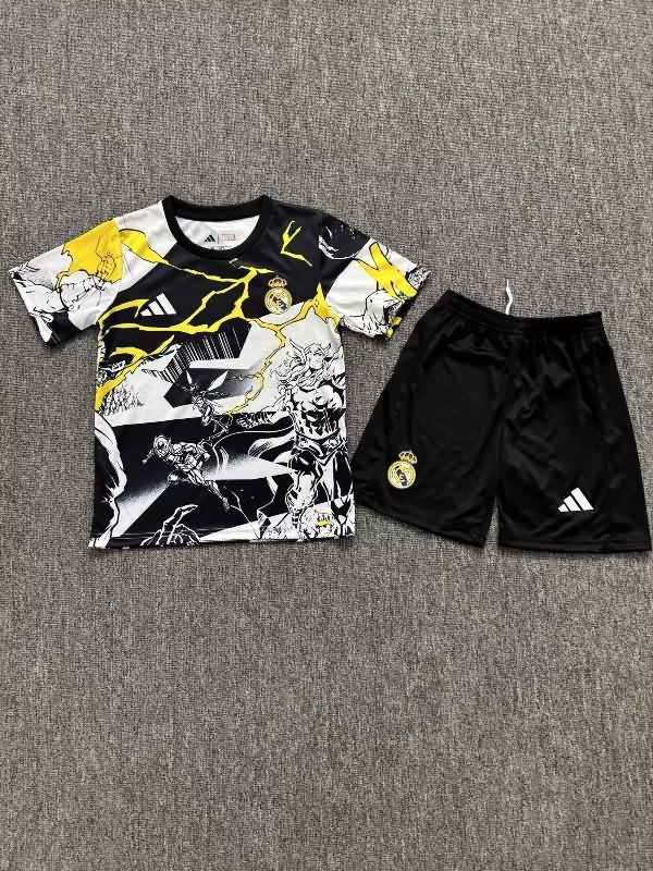 Real Madrid 25/26 Kids Special Soccer Jersey And Shorts