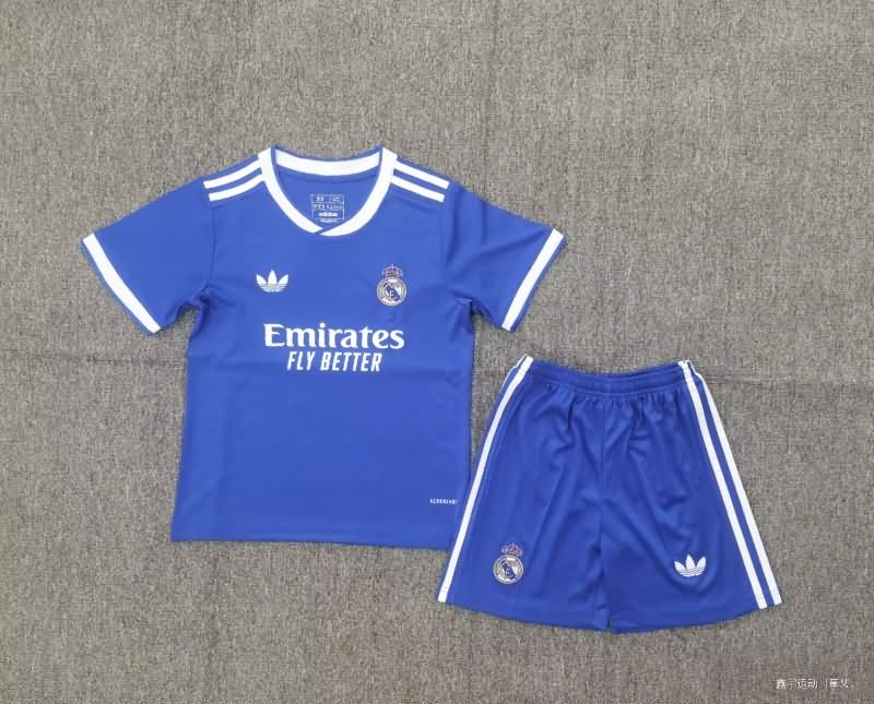 Real Madrid 25/26 Kids Third Soccer Jersey And Shorts Leaked