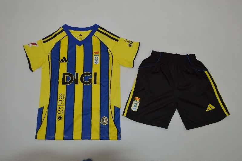 Real Oviedo 25/26 Kids Away Soccer Jersey And Shorts