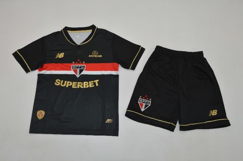 Sao Paulo 2025 Kids Third Soccer Jersey And Shorts
