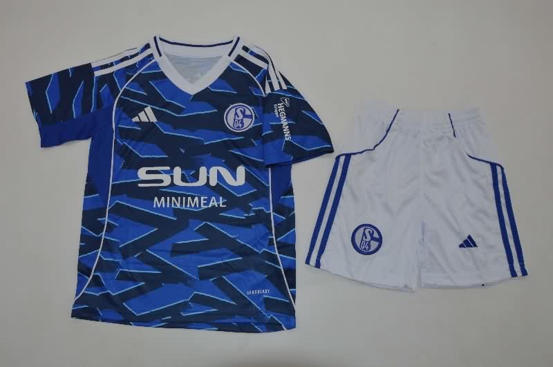 Schalke 04 25/26 Kids Home Soccer Jersey And Shorts