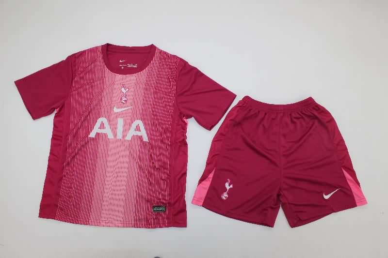 Tottenham Hotspur 25/26 Kids Purple Soccer Jersey And Shorts