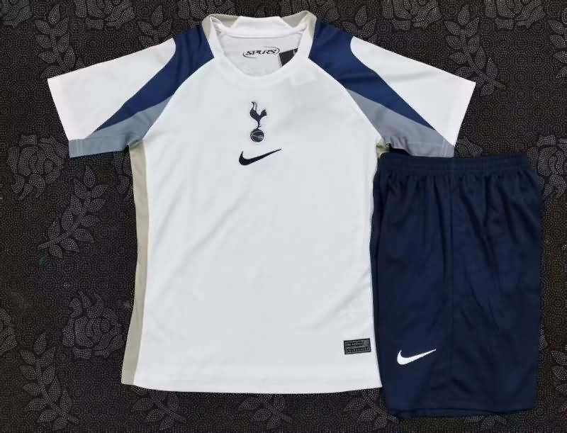 Tottenham Hotspur 25/26 Kids Home Soccer Jersey And Shorts Leaked