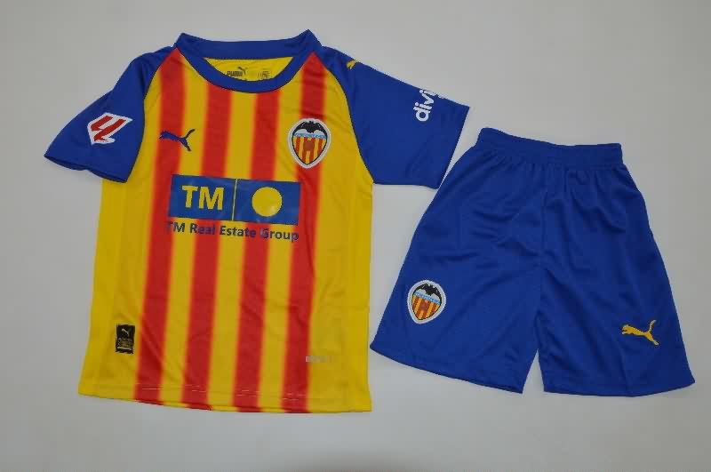 Valencia 25/26 Kids Third Soccer Jersey And Shorts