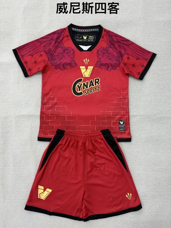Venezia 25/26 Kids Fourth Soccer Jersey And Shorts Venezia 25/26 Kids Fourth Soccer Jersey And Shorts