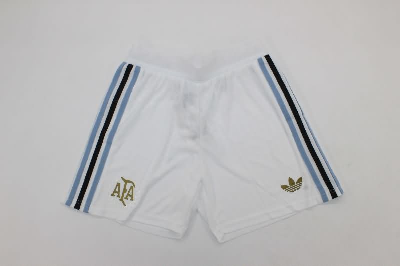 AAA(Thailand) Argentina 50th Anniversary White Soccer Shorts (Player)
