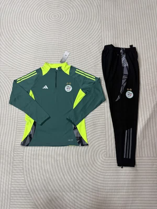 AAA(Thailand) Algeria 2026 Green Soccer Tracksuit AAA(Thailand) Algeria 2026 Green Soccer Tracksuit