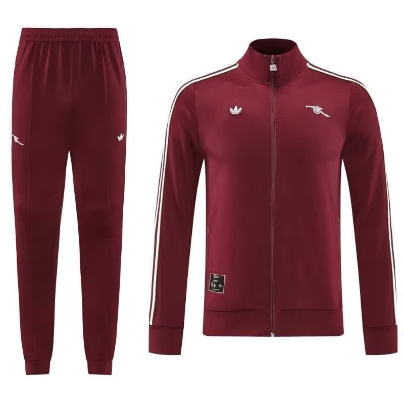 AAA(Thailand) Arsenal 25/26 Red Soccer Tracksuit 05