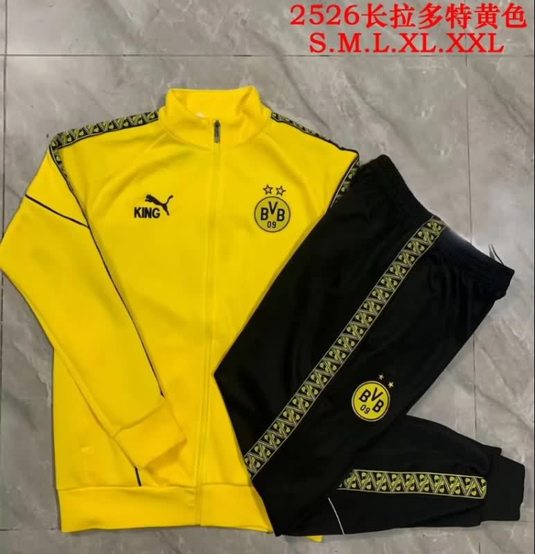 AAA(Thailand) Dortmund 25/26 Yellow Soccer Tracksuit