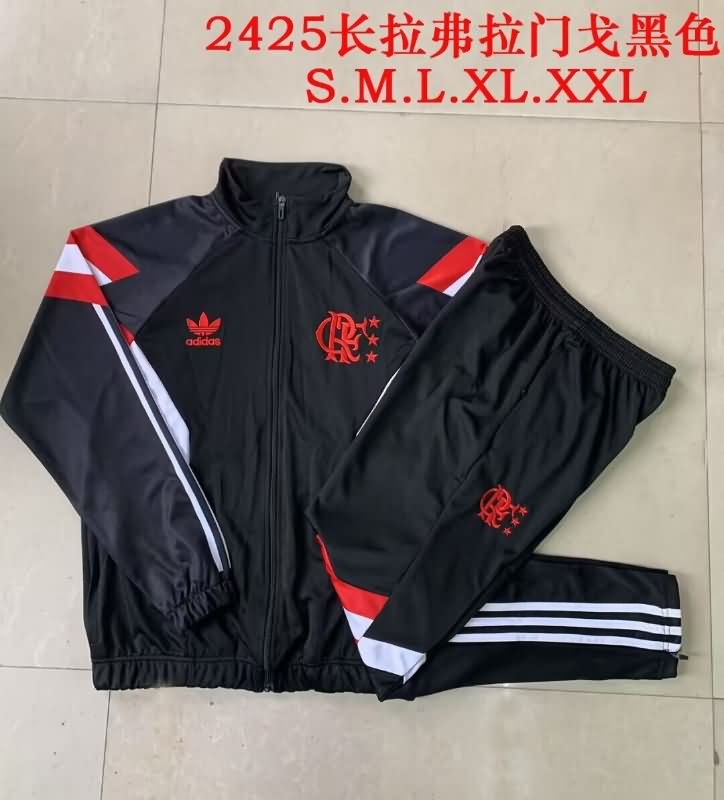 AAA(Thailand) Flamengo 2025 Black Soccer Tracksuit